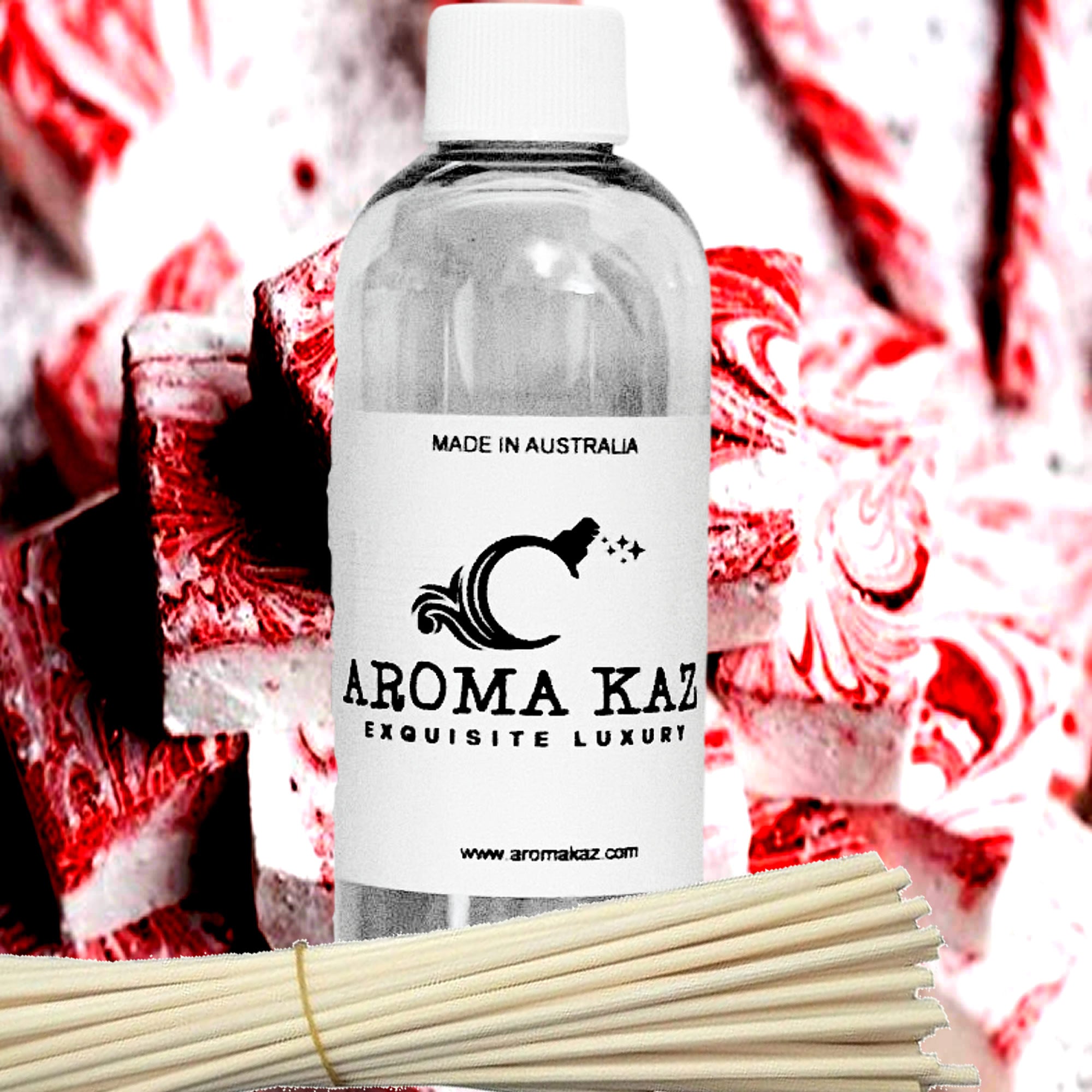 Marshmallow Mint Diffuser Fragrance Oil with Reeds – Vegan Cruelty-Free Home Aroma