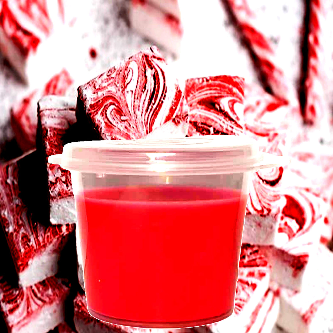 Marshmallow Mint Soy Candle Melt Shot Pots – Plant-Based, Vegan, Cruelty-Free, Hand-Poured