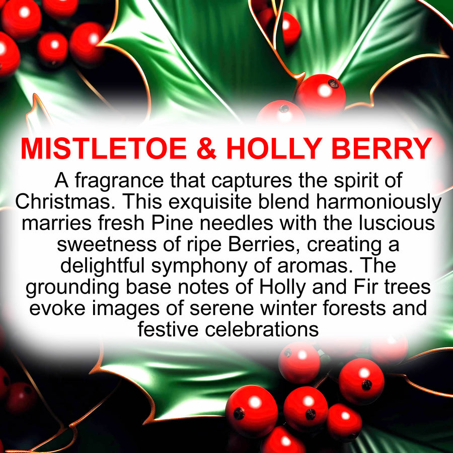 Mistletoe & Holly Berry Room/Linen Spray Plant-Based Vegan Cruelty-Free Pet Safe