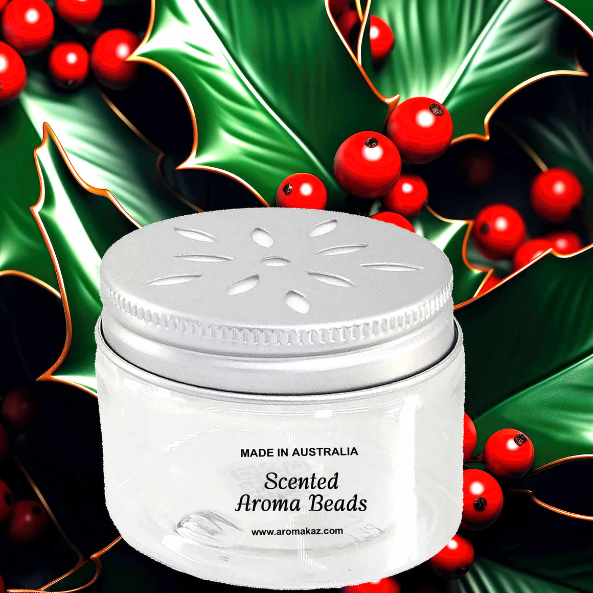 Mistletoe & Holly Berry Aroma Beads Room/Linen/Car Air Freshener