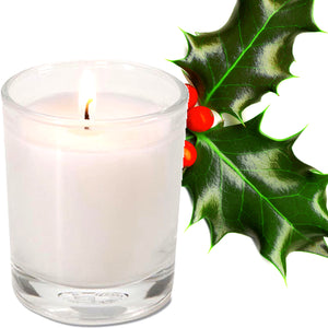 Mistletoe & Holly Berry Scented Eco Soy Votive Candles Hand Poured