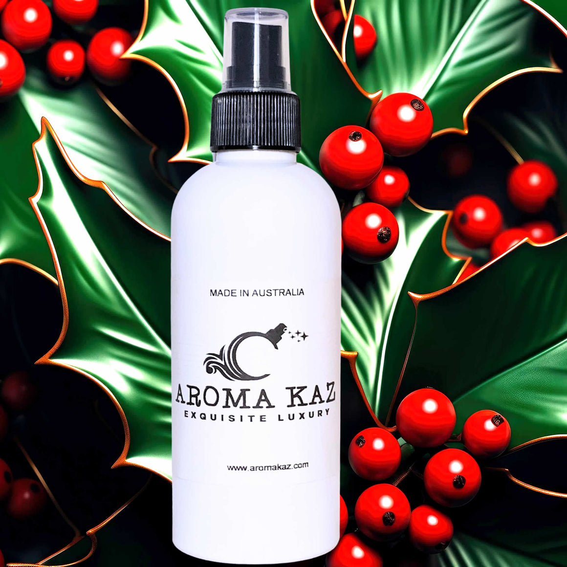 Mistletoe & Holly Berry Room/Linen Spray Plant-Based Vegan Cruelty-Free Pet Safe