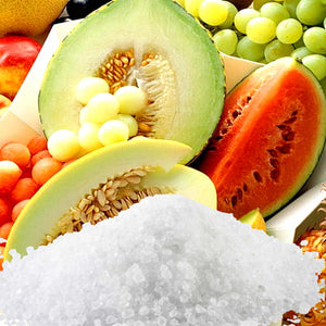 Wild Mixed Melons Vegan bath salts and bath soak crystals, cruelty-free and made in Australia. Highly scented, suitable for women and men. Perfect relaxation gift for him or her.