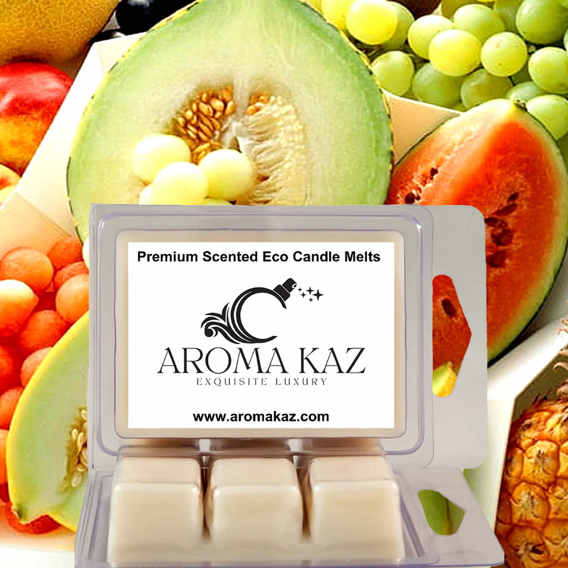 Wild Mixed Melons Soy Wax Melts – Hand-Poured, Plant-Based & Vegan