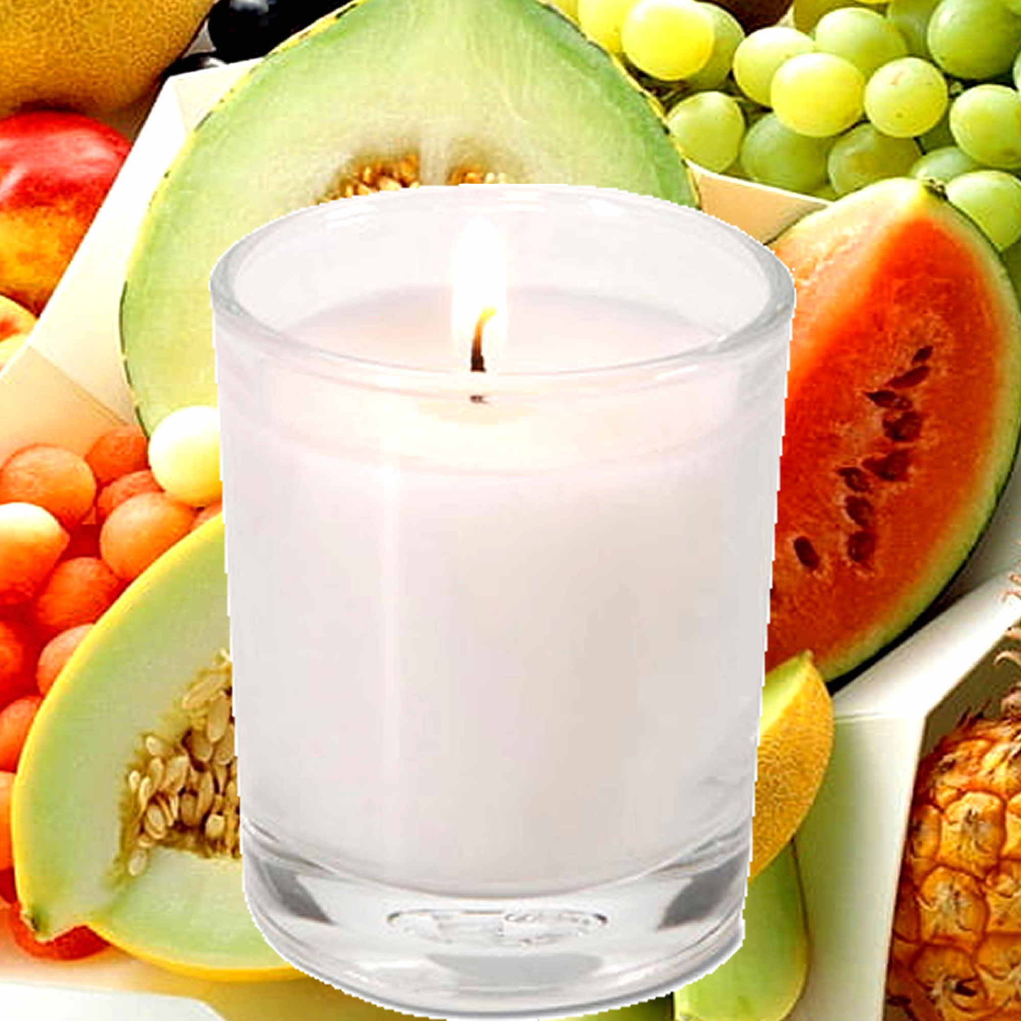 Wild Mixed Melons Eco Soy Votive Candles – Clean Burn, Plant-Based, Vegan & Pet Safe