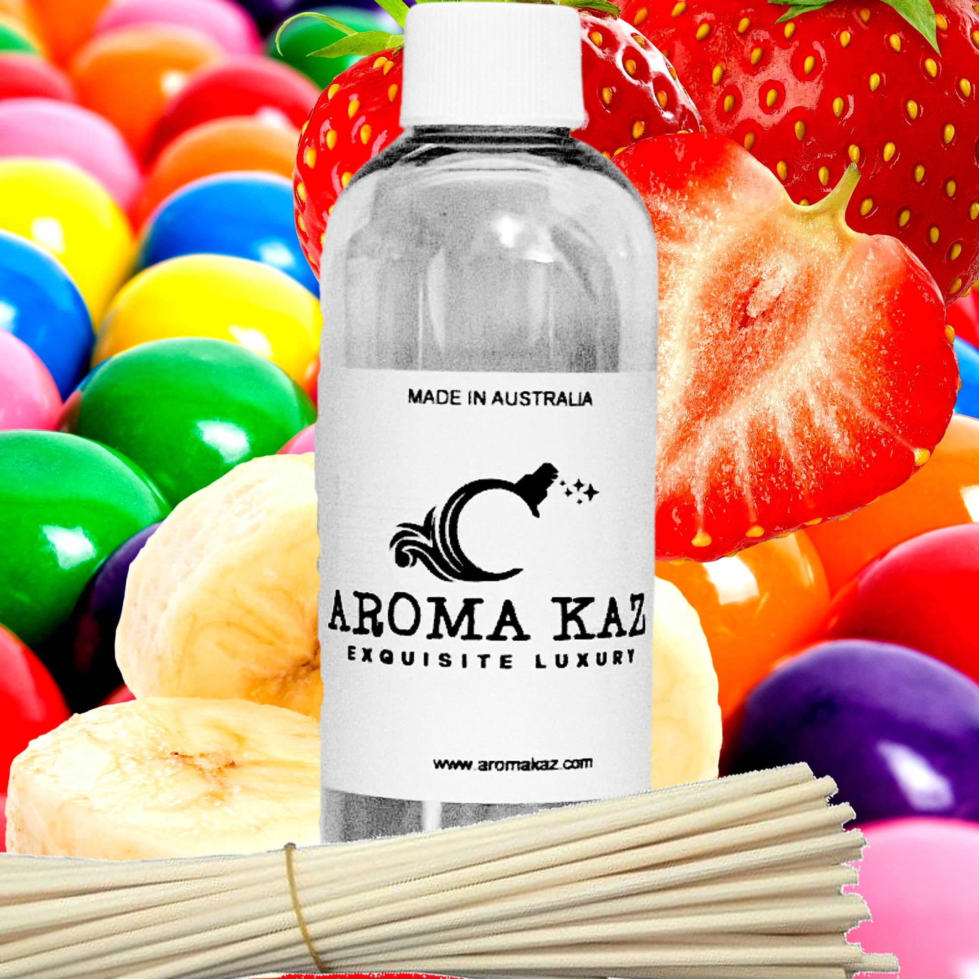 Monkey Farts Diffuser Fragrance Oil with Reeds – Vegan Cruelty-Free Home Aroma