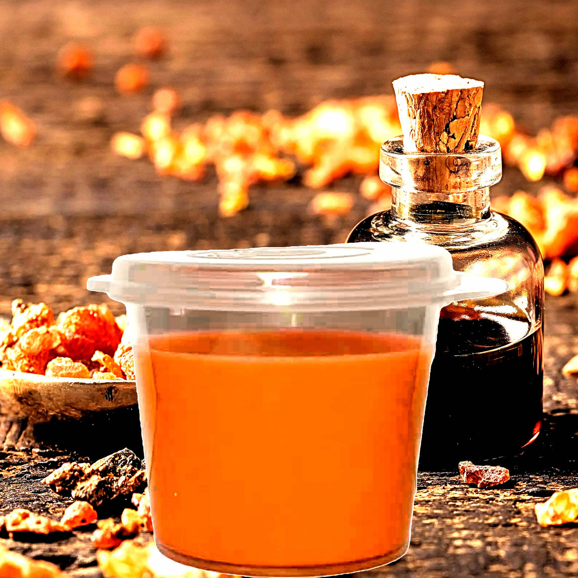 Moroccan Amber & Myrrh eco soy wax melts – vegan, cruelty-free featuring exotic amber, warm spices, and resinous myrrh, handmade in Australia.