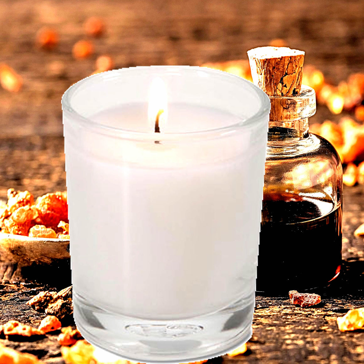 Moroccan Amber & Myrrh Eco Soy Votive Candles – Clean Burn, Plant-Based, Vegan & Pet Safe