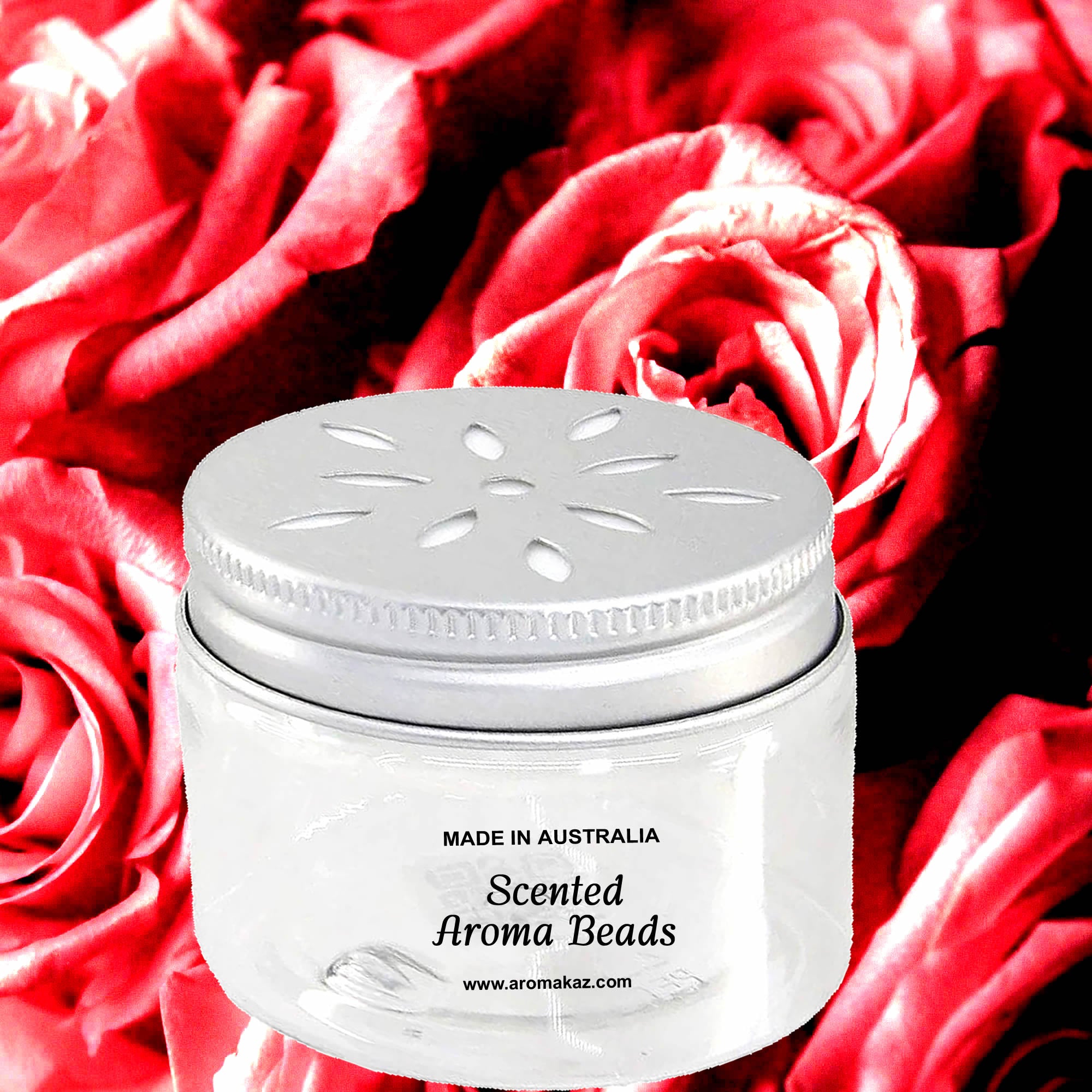 Moroccan Roses Air Freshener Aroma Beads - Room, Car, Pantry, Pet Areas, Linen