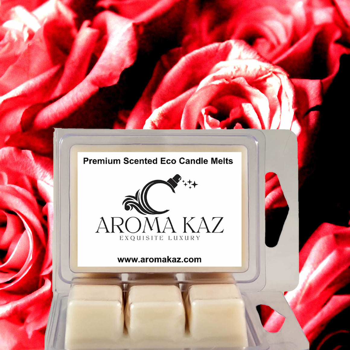 Moroccan Roses eco soy wax melts – vegan, cruelty-free featuring lush exotic floral fresh roses and exotic spices, handmade in Australia.