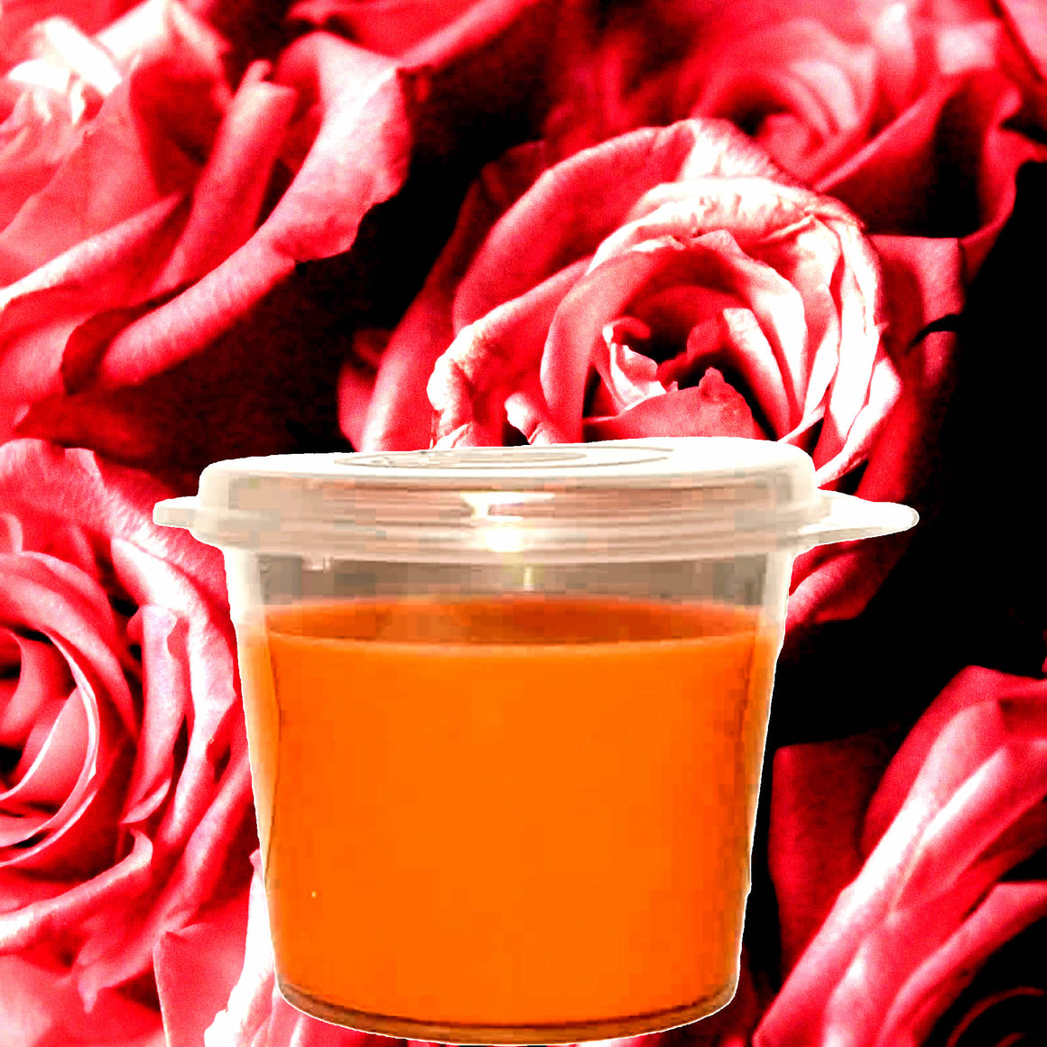 Moroccan Roses Soy Candle Melt Shot Pots – Plant-Based, Vegan, Cruelty-Free, Hand-Poured