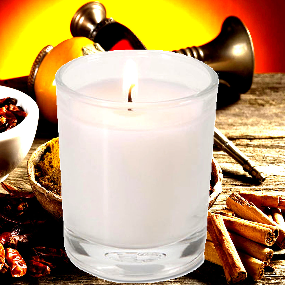 Moroccan Spice Eco Soy Votive Candles – Clean Burn, Plant-Based, Vegan & Pet Safe