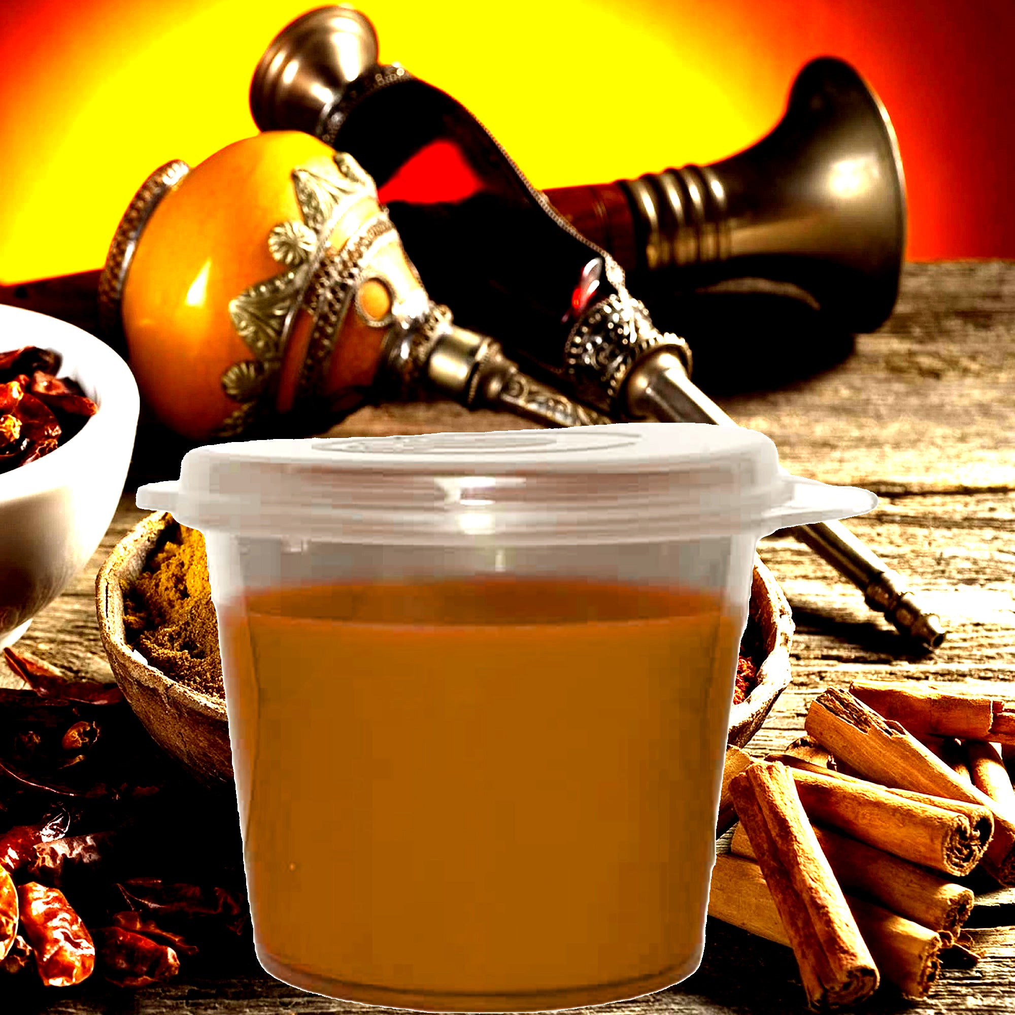 Moroccan Spice Soy Candle Melt Shot Pots – Plant-Based, Vegan, Cruelty-Free, Hand-Poured