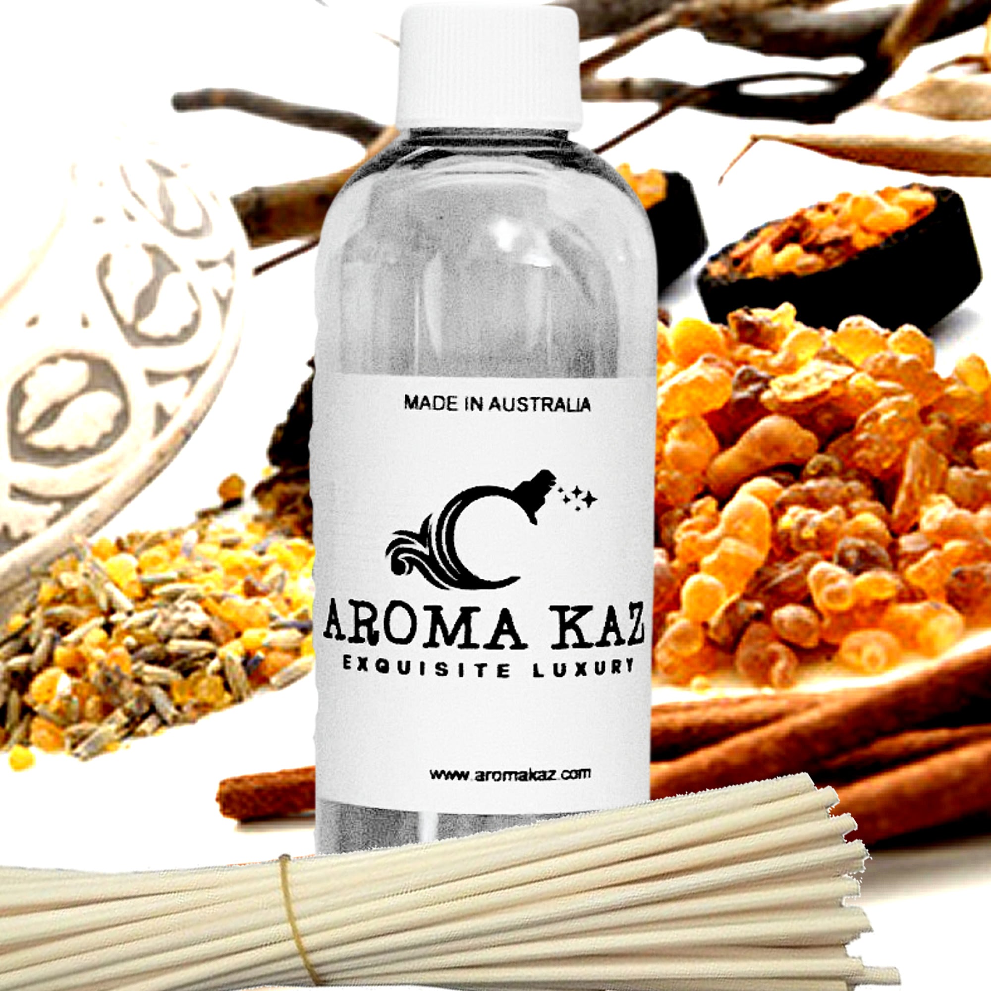 Musk Patchouli Diffuser Fragrance Oil with Reeds – Vegan Cruelty-Free Home Aroma