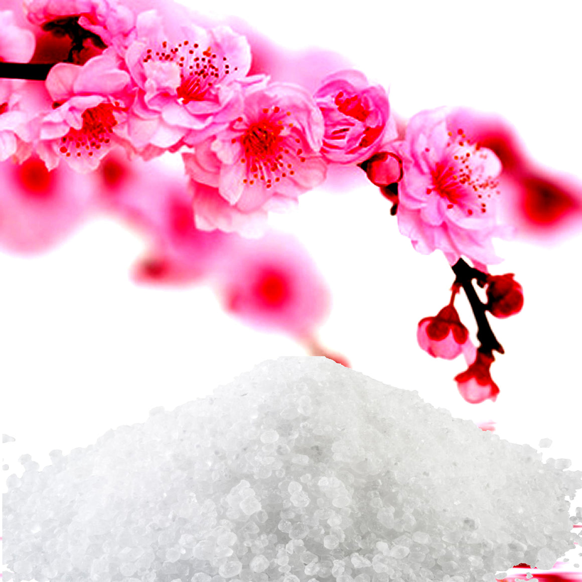 Musk Cherry Blossoms Bath Salts/Bath Soak/Bath Crystals