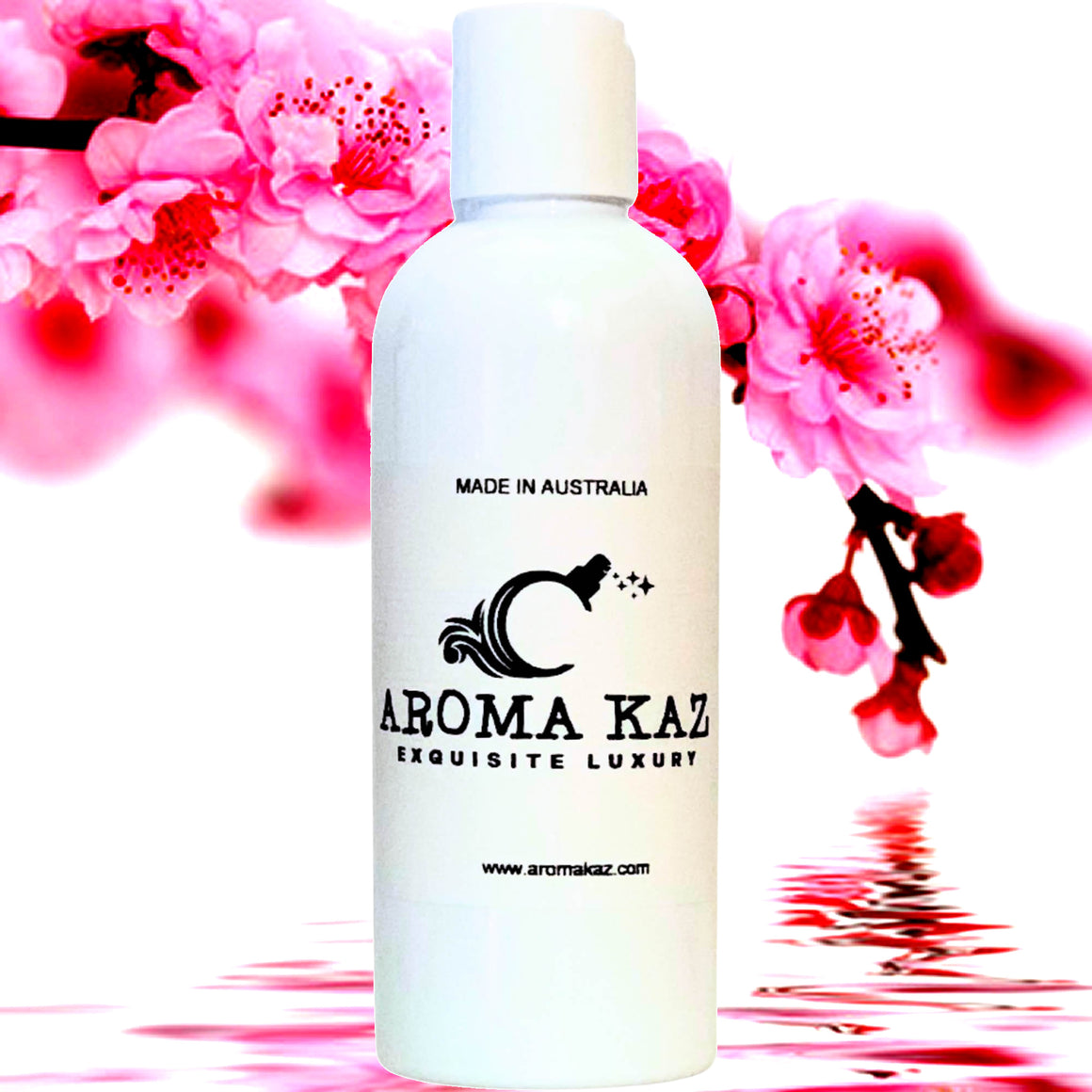 Musk Cherry Blossoms Body Wash/Shower Gel/Bubble Bath Plant Based Vegan Cruelty Free