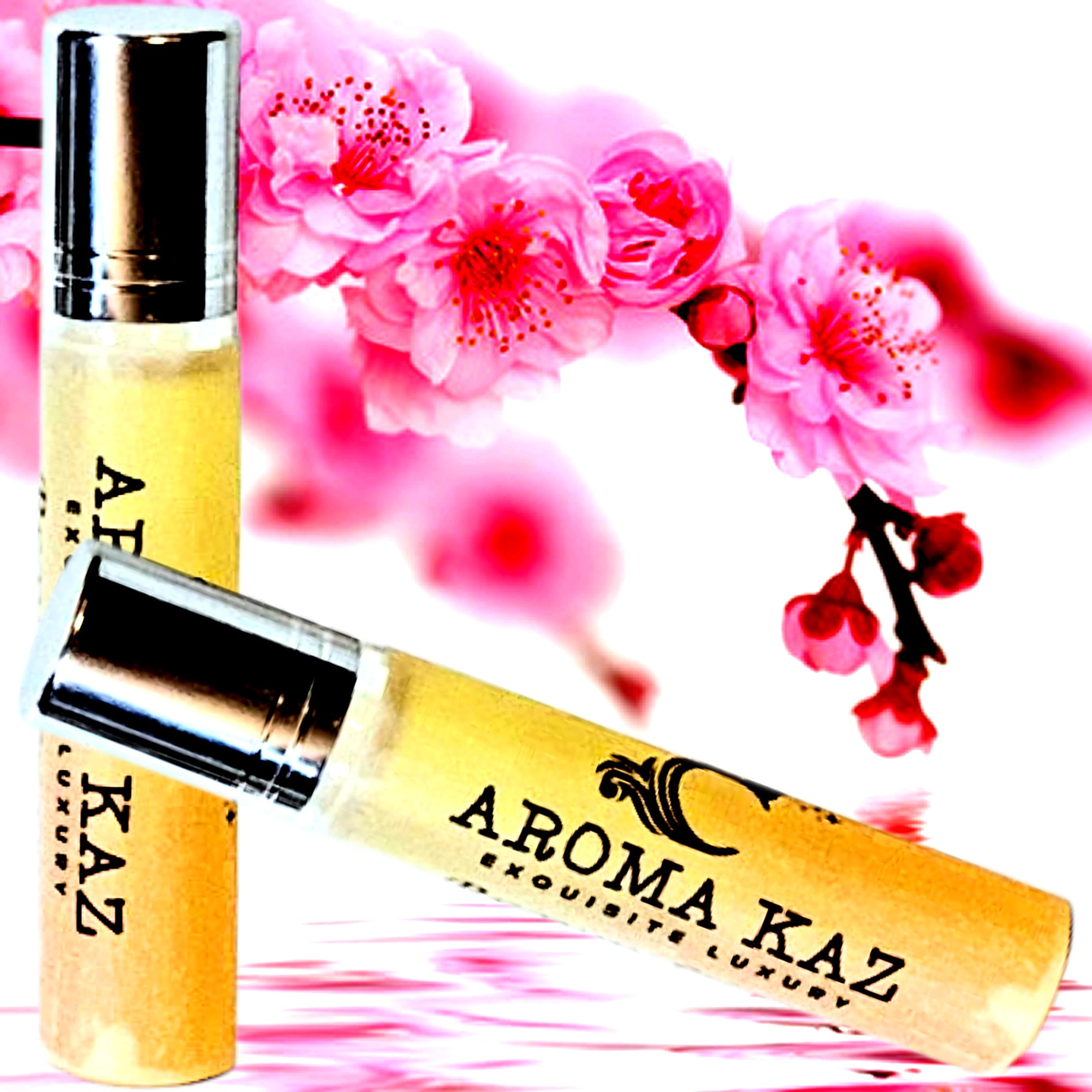 Musk Cherry Blossoms Roll-On Perfume Plant-Based Vegan Cruelty Free
