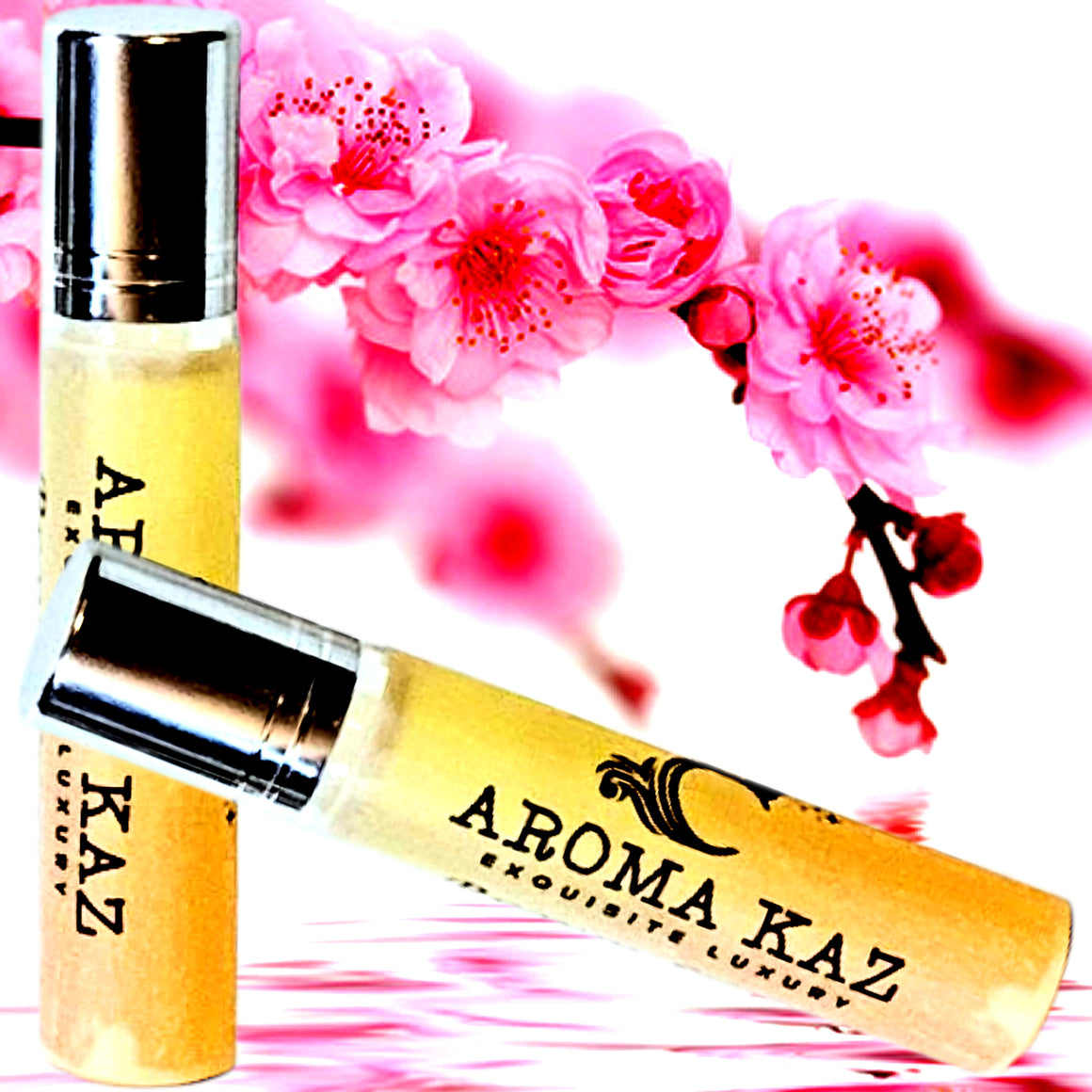 Musk Cherry Blossoms Roll-On Perfume Plant-Based Vegan Cruelty Free