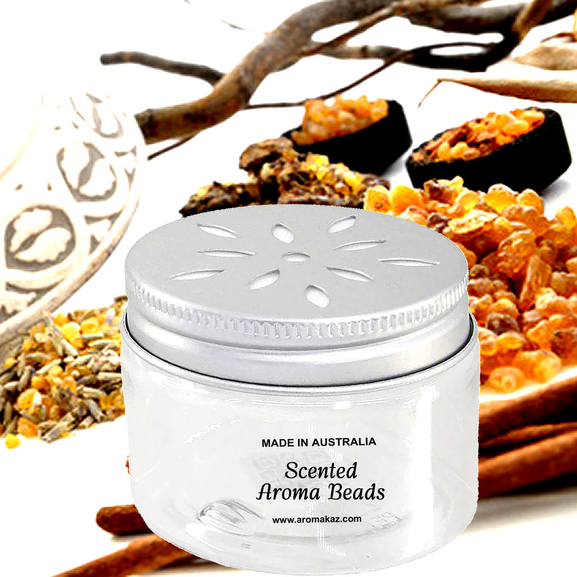 Musk Patchouli Air Freshener Aroma Beads - Room, Car, Pantry, Pet Areas, Linen