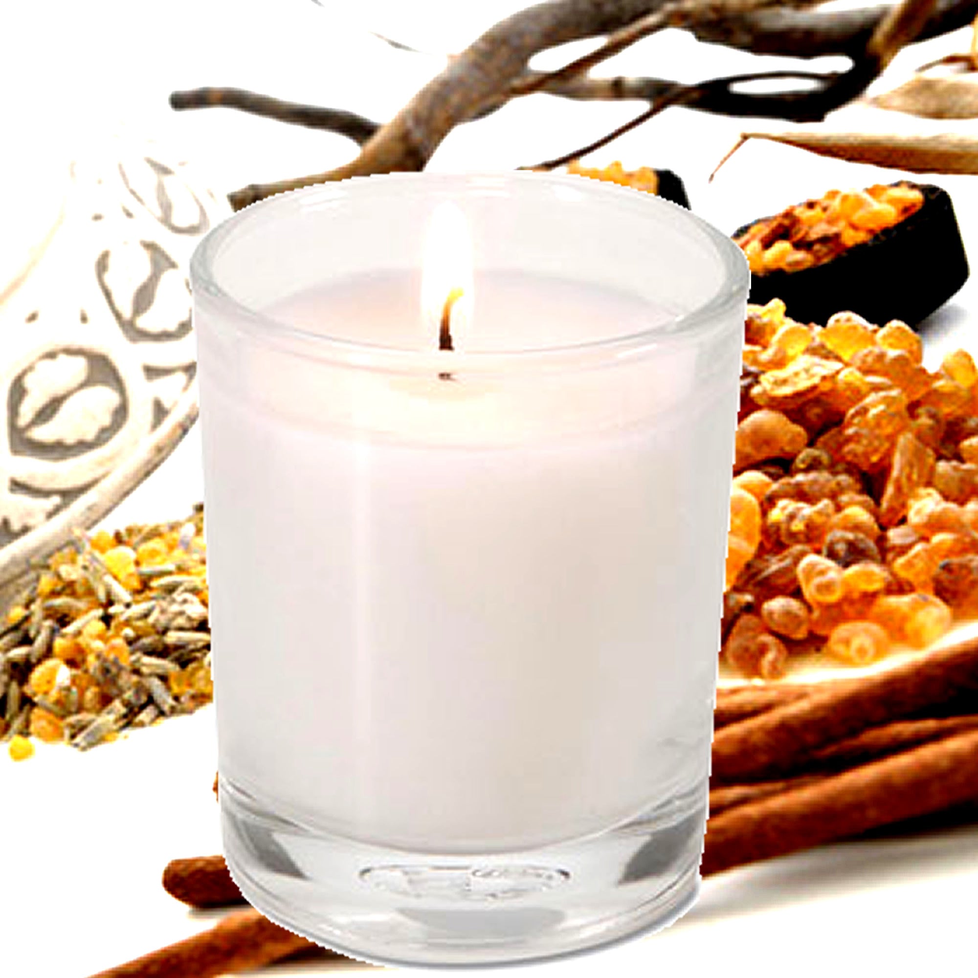 Musk Patchouli Eco Soy Votive Candles – Clean Burn, Plant-Based, Vegan & Pet Safe