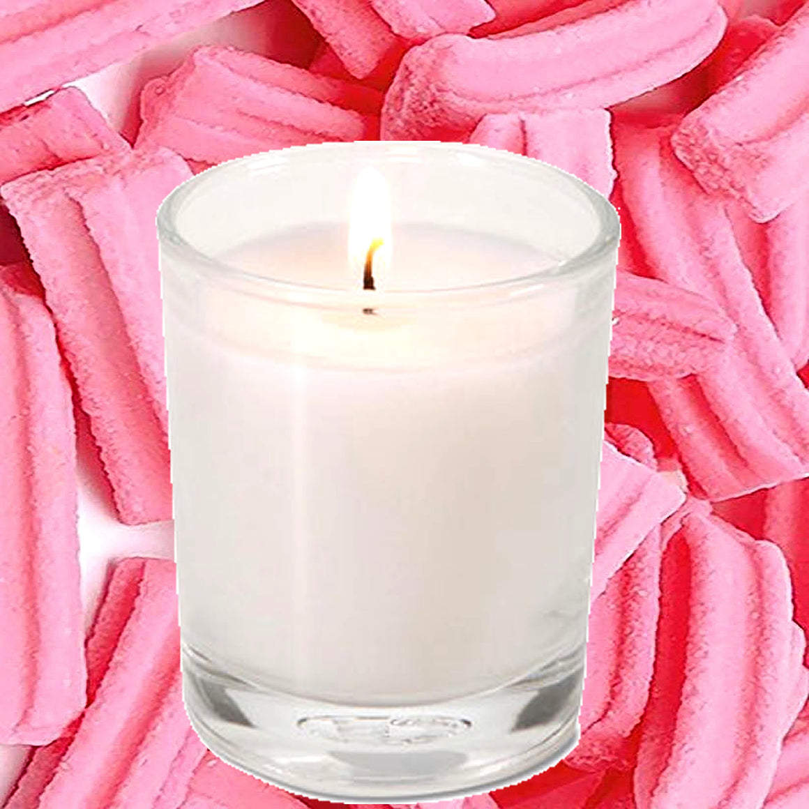 Pink Musk Stick Eco Soy Votive Candles – Clean Burn, Plant-Based, Vegan & Pet Safe