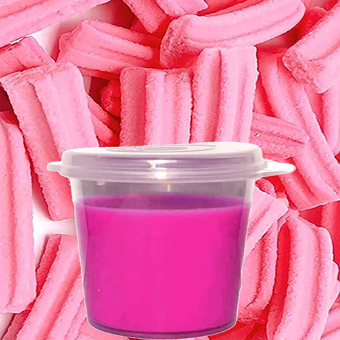 Pink Musk Stick Soy Candle Melt Shot Pots – Plant-Based, Vegan, Cruelty-Free, Hand-Poured
