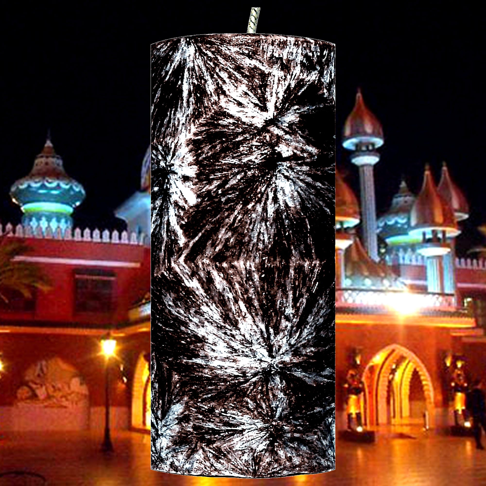 Mystic Arabian Knights Pillar Candle – Plant-Based, Eco-Friendly, Vegan, Cruelty Free