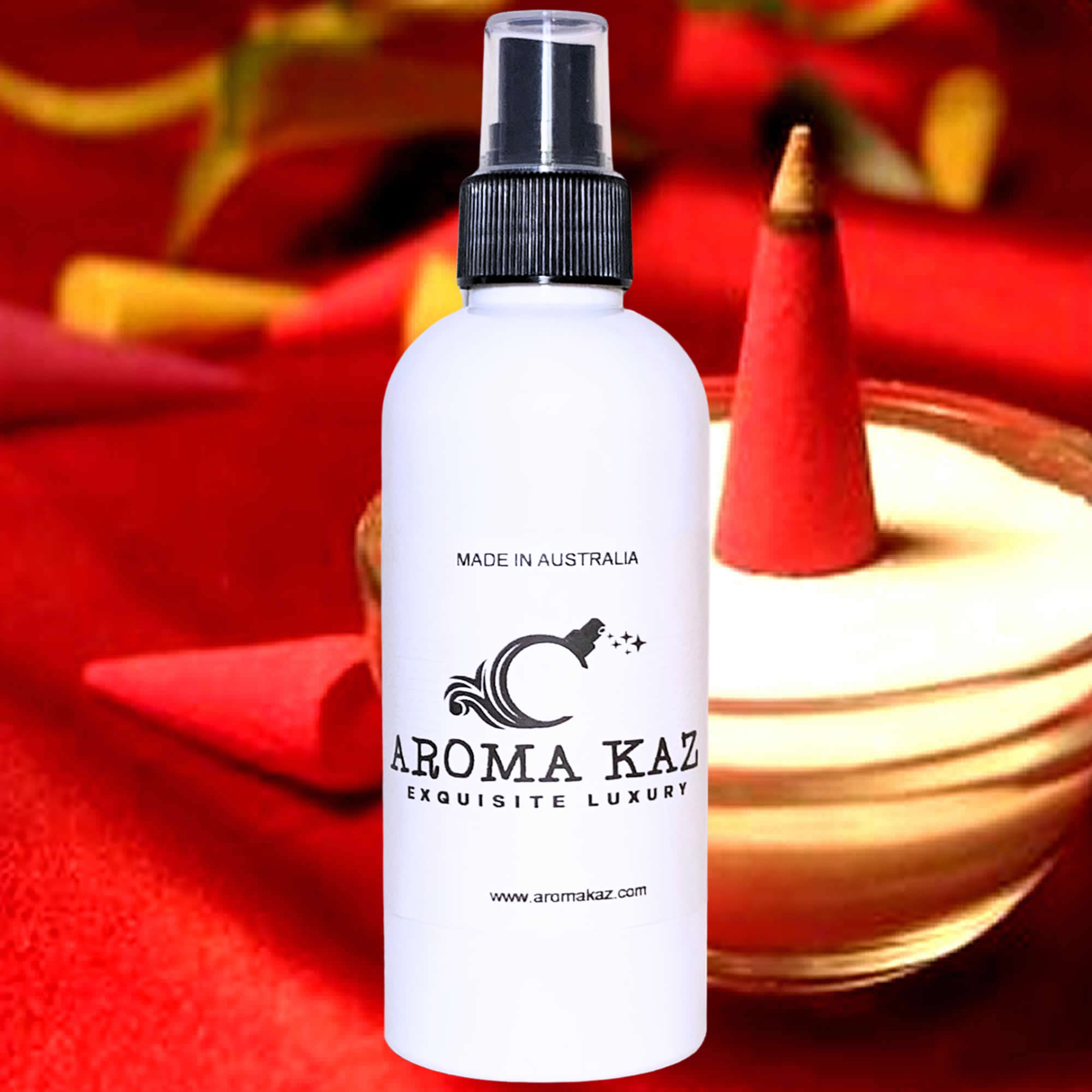 Nag Champa Body Spray Mist – vegan, cruelty-free body spray featuring classic incense, sandalwood, and earthy exotic notes, handmade in Australia.