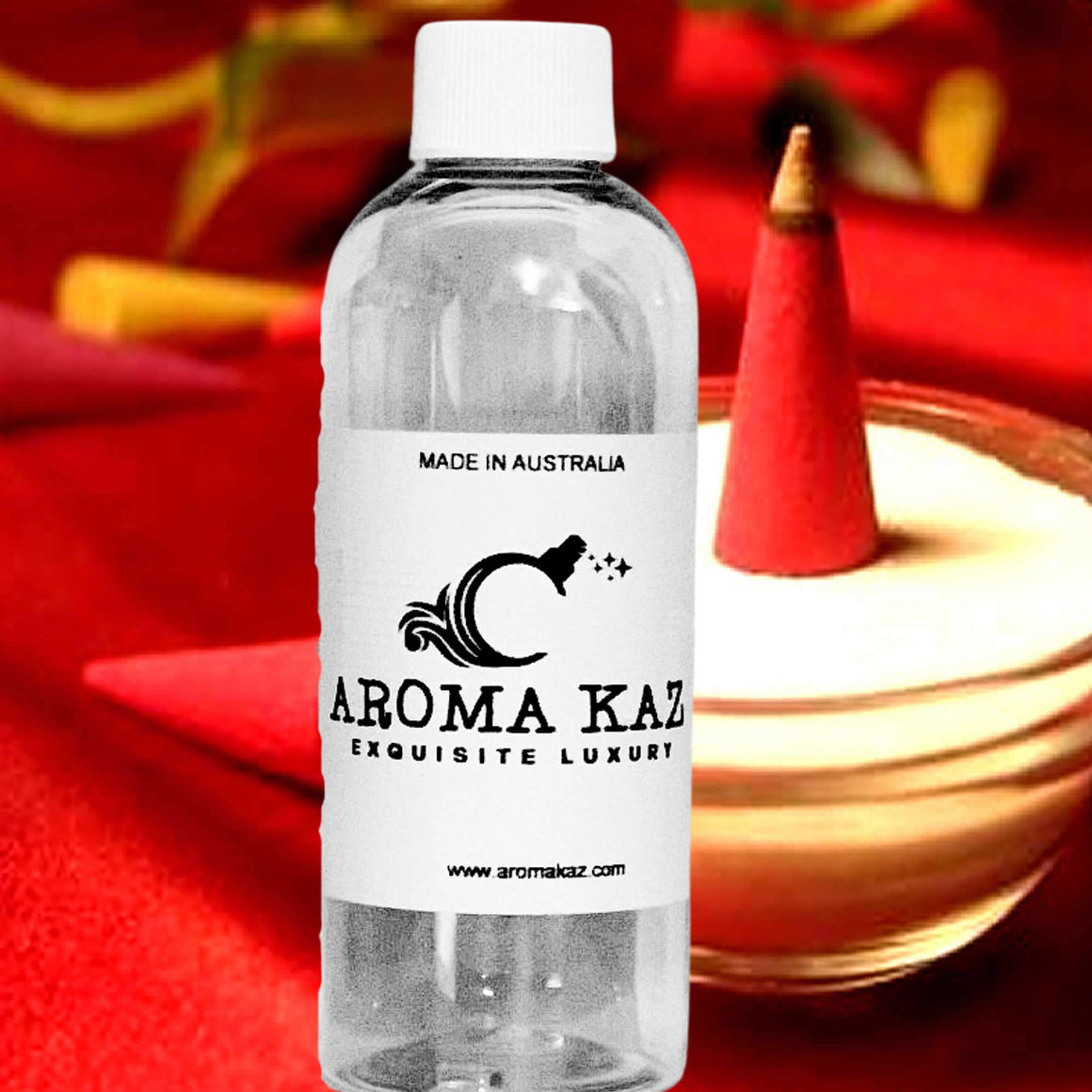 Nag Champa fragrance oil for candle making, soap making and perfume blending – vegan, cruelty-free featuring classic incense, sandalwood, and earthy exotic notes, handmade in Australia.