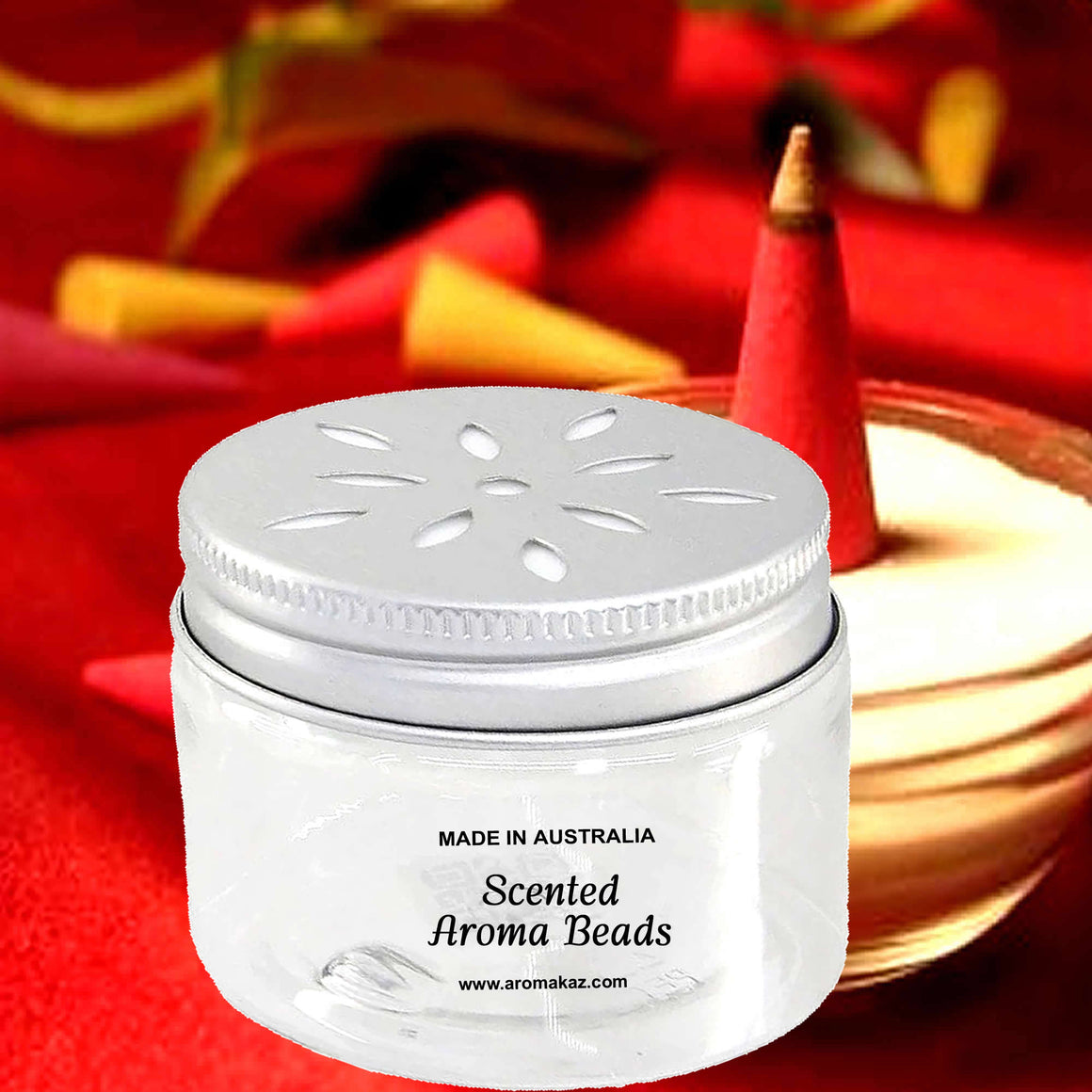 Nag Champa Air Freshener Aroma Beads - Room, Car, Pantry, Pet Areas, Linen