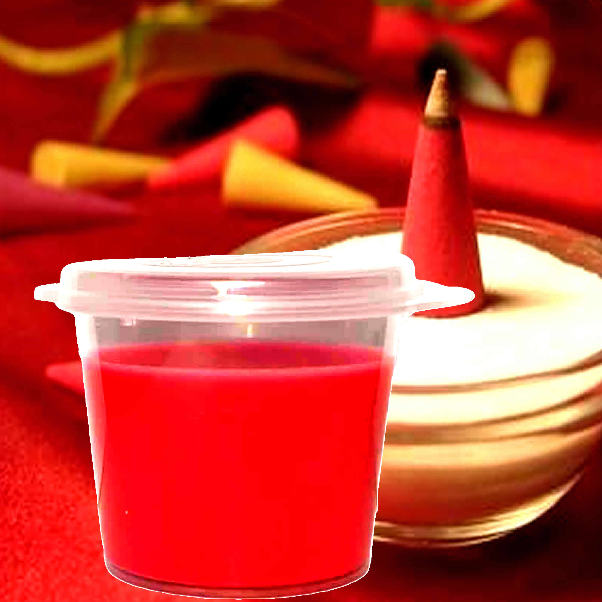 Nag Champa Soy Candle Melt Shot Pots – Plant-Based, Vegan, Cruelty-Free, Hand-Poured