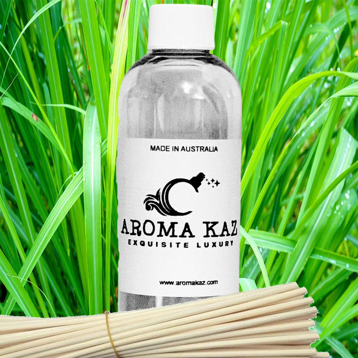 Natural Citronella Diffuser Fragrance Oil with Reeds – Vegan Cruelty-Free Home Aroma