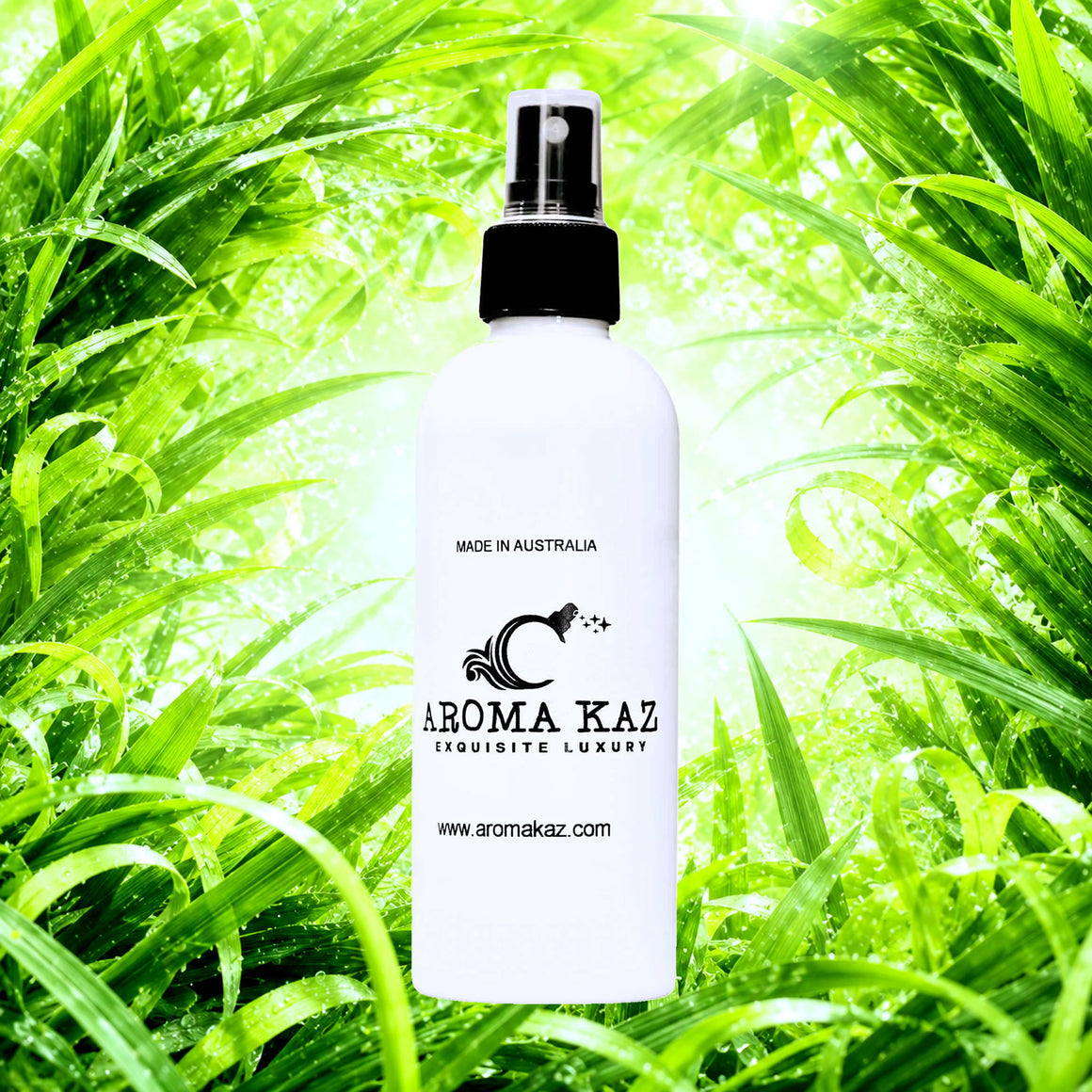 Natural Citronella Room Linen Car Air Freshener Spray Deodoriser eco-friendly vegan, cruelty-free body fragrance featuring crisp fresh citronella, made in Australia.