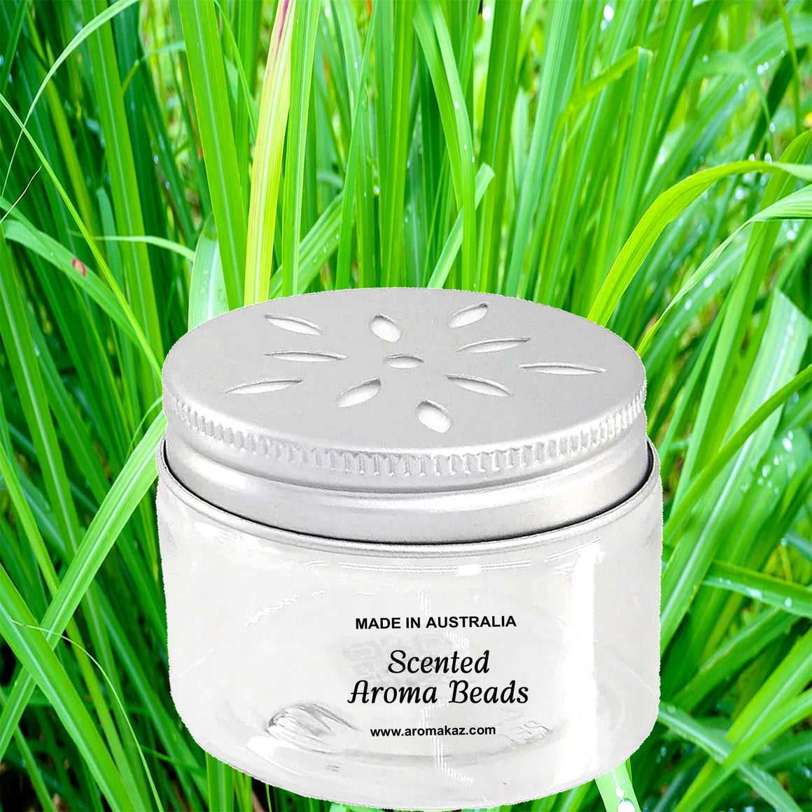 Natural Citronella Air Freshener Aroma Beads - Room, Car, Pantry, Pet Areas, Linen