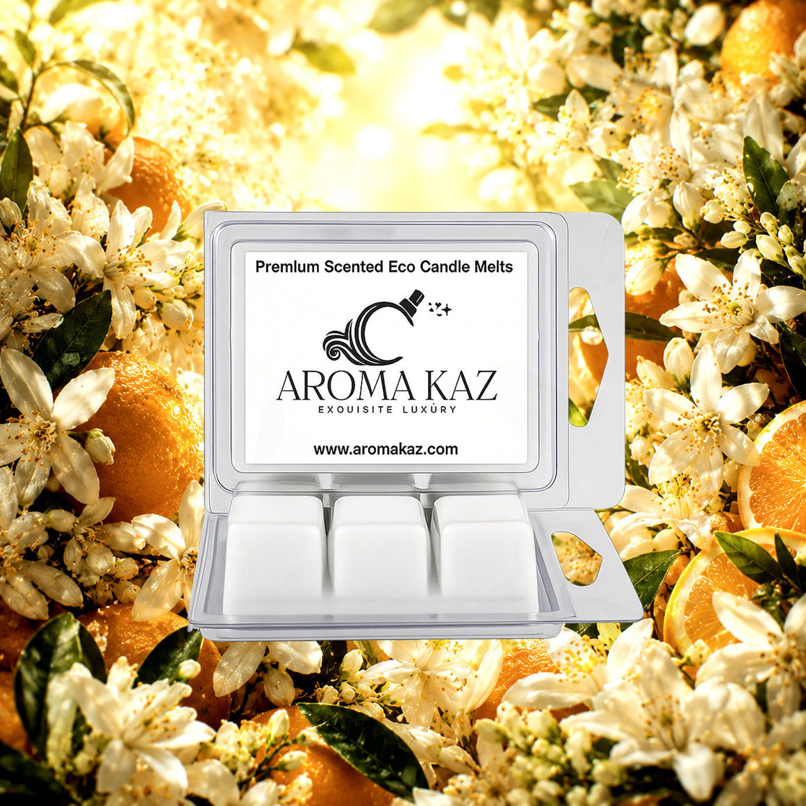 Neroli Amber Blossoms Soy Wax Melts Clam Pack