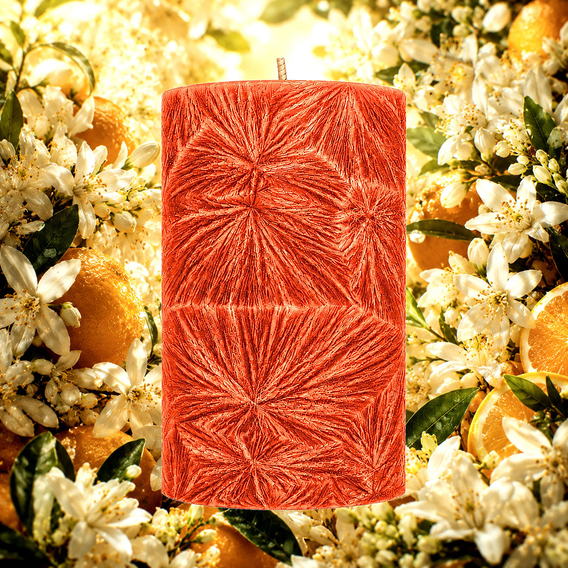 Neroli Amber Blossoms Pillar Candle
