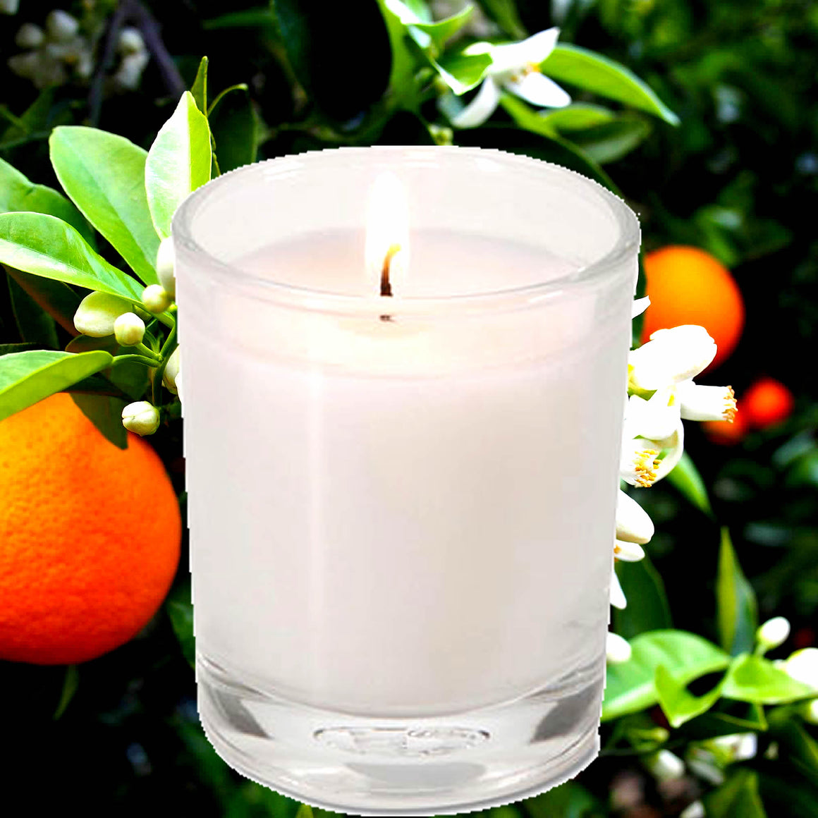 Neroli Orange Blossoms Eco Soy Votive Candles – Clean Burn, Plant-Based, Vegan & Pet Safe