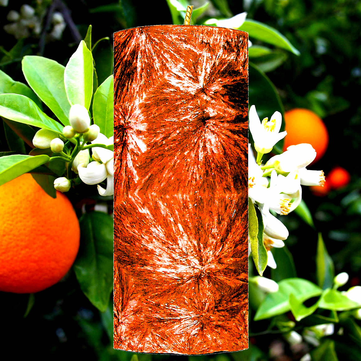 Neroli Orange Blossoms Pillar Candle – Plant-Based, Eco-Friendly, Vegan, Cruelty Free