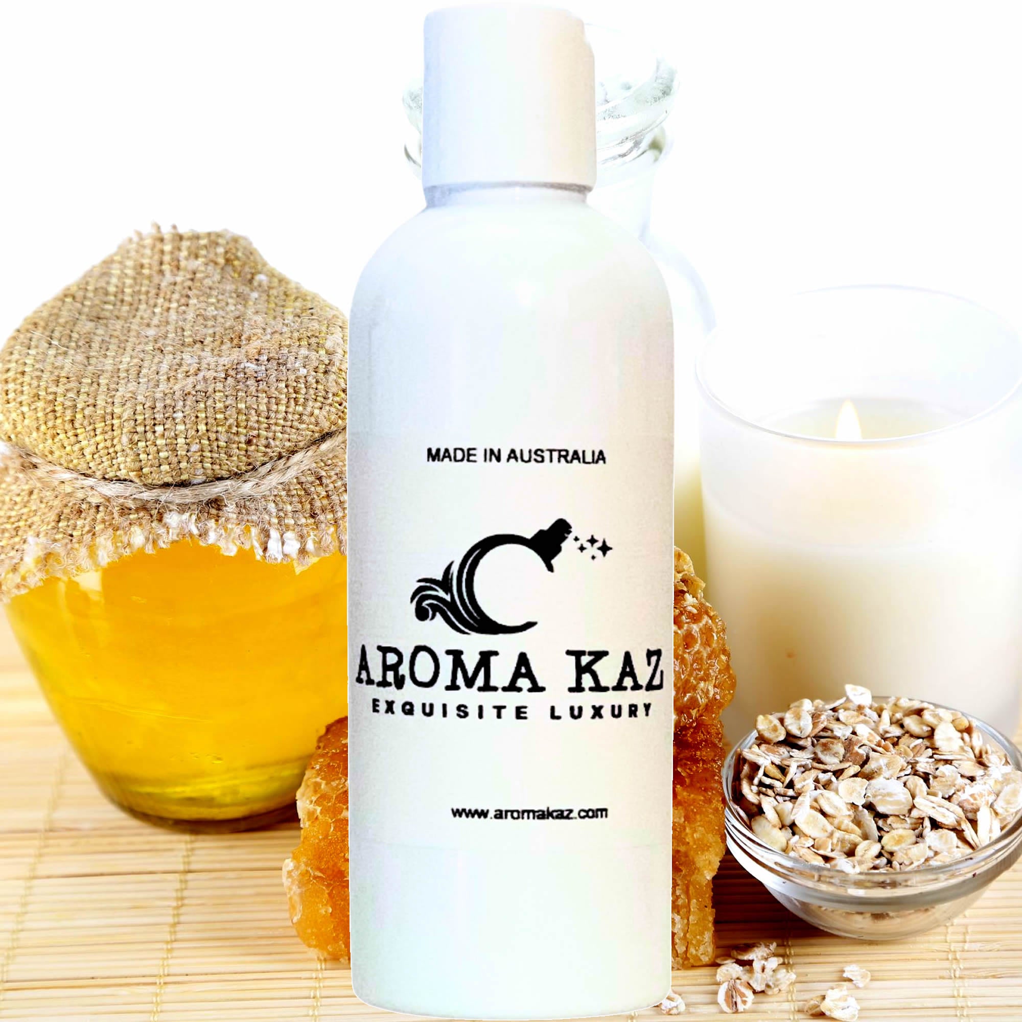 Oatmeal Milk & Honey Body Wash/Shower Gel/Bubble Bath Plant Based Vegan Cruelty Free