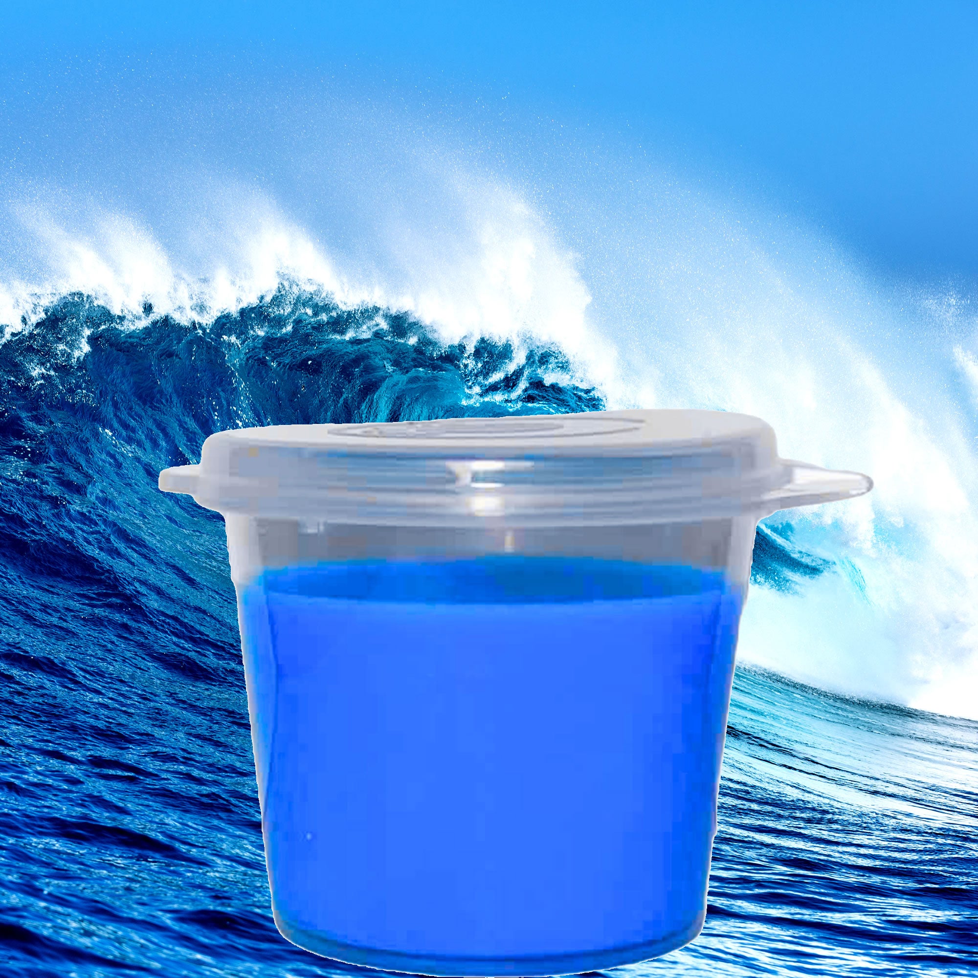 Ocean Whispers eco soy wax melts – vegan, cruelty-free featuring fresh sea breeze and soft aquatic notes, handmade in Australia.