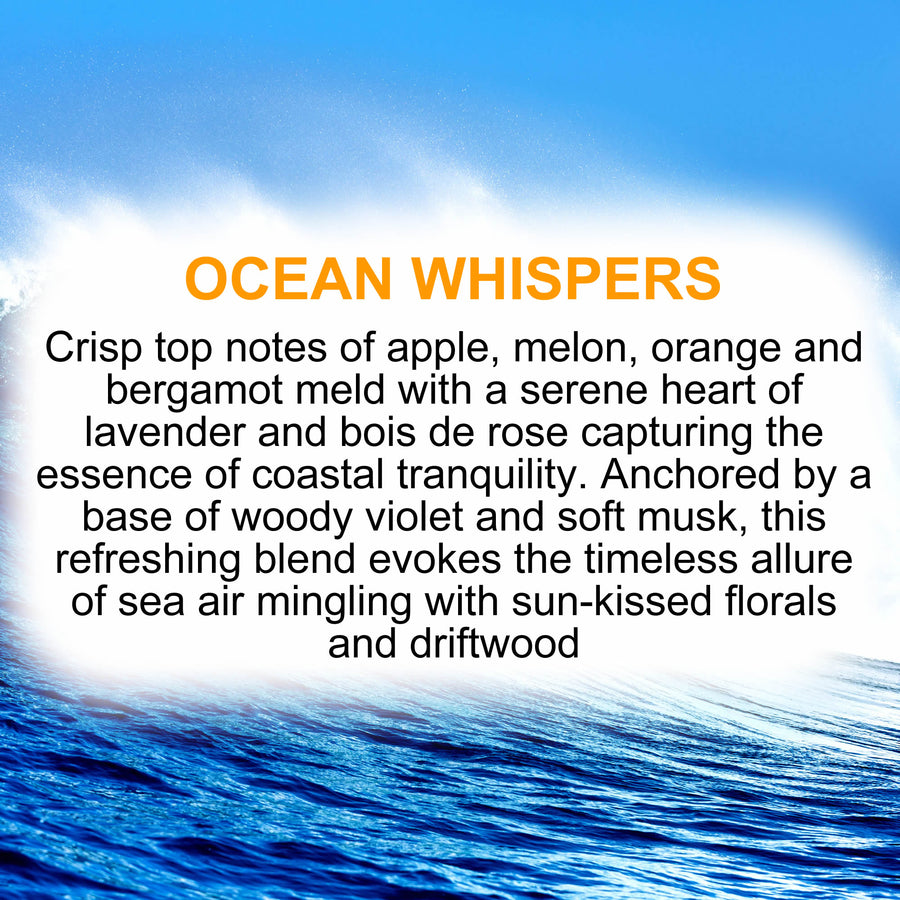 Ocean Whispers Soy Wax Melts – Hand-Poured, Plant-Based & Vegan