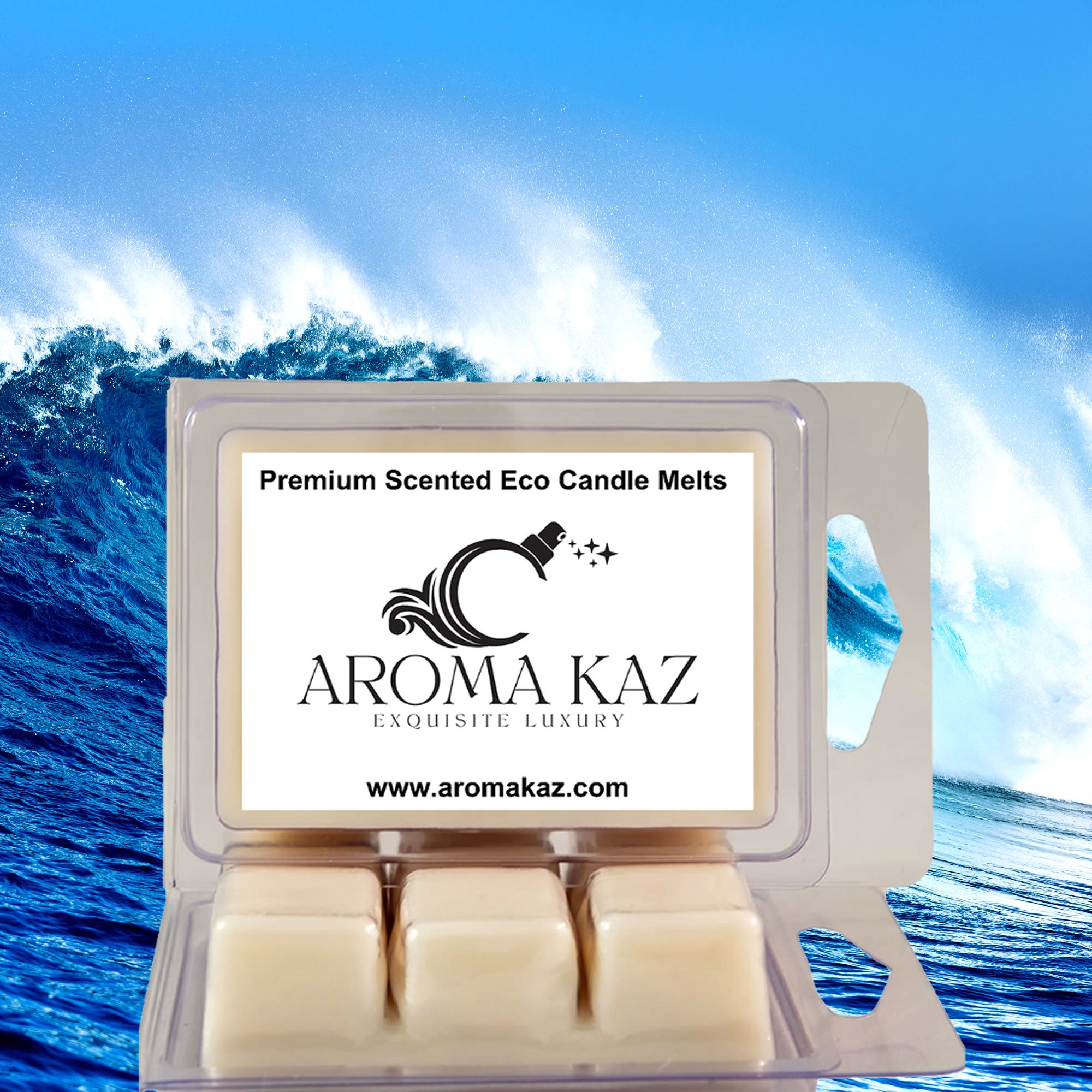 Ocean Whispers Soy Wax Melts – Hand-Poured, Plant-Based & Vegan