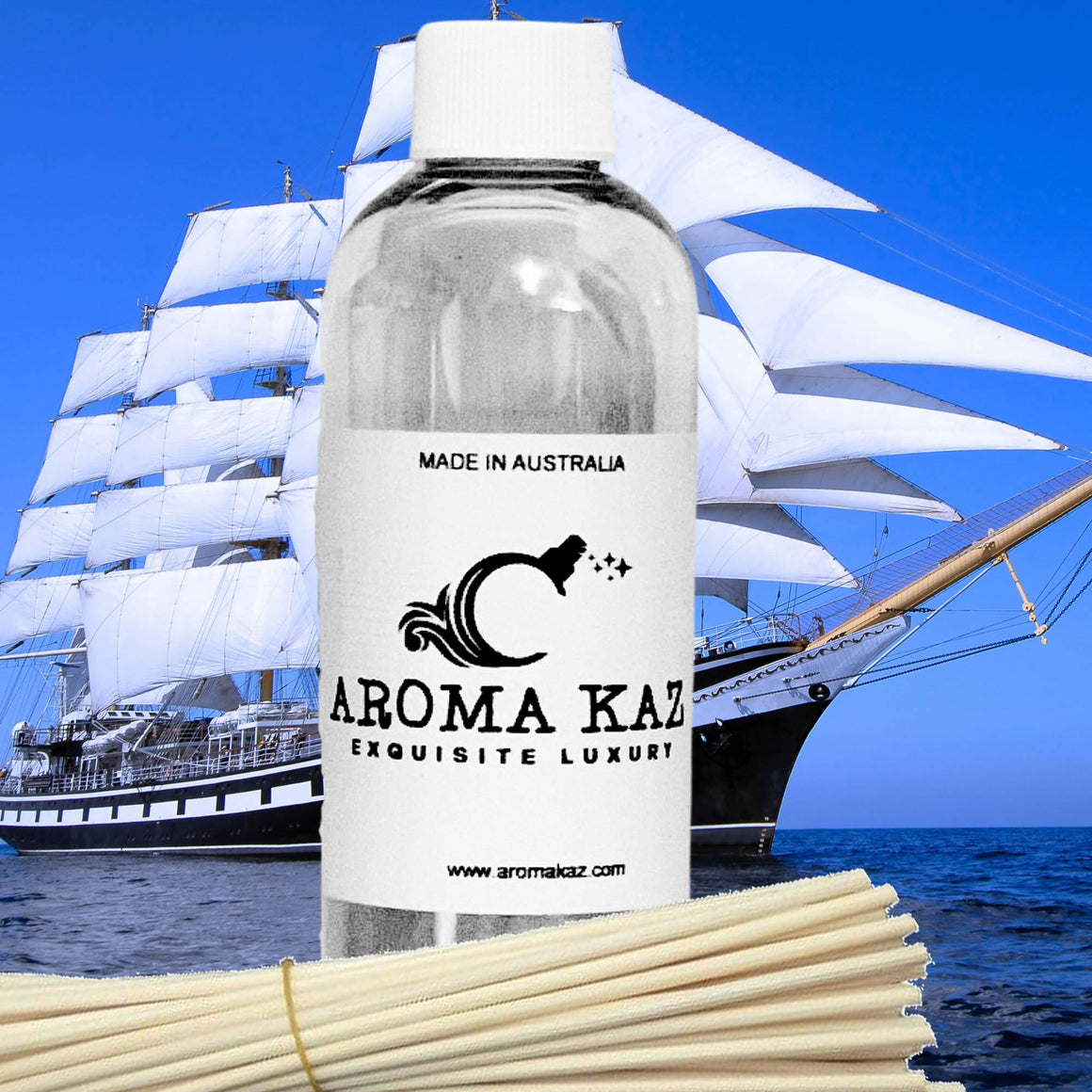 Old Spiced Passion Diffuser Fragrance Oil with Reeds – Vegan Cruelty-Free Home Aroma