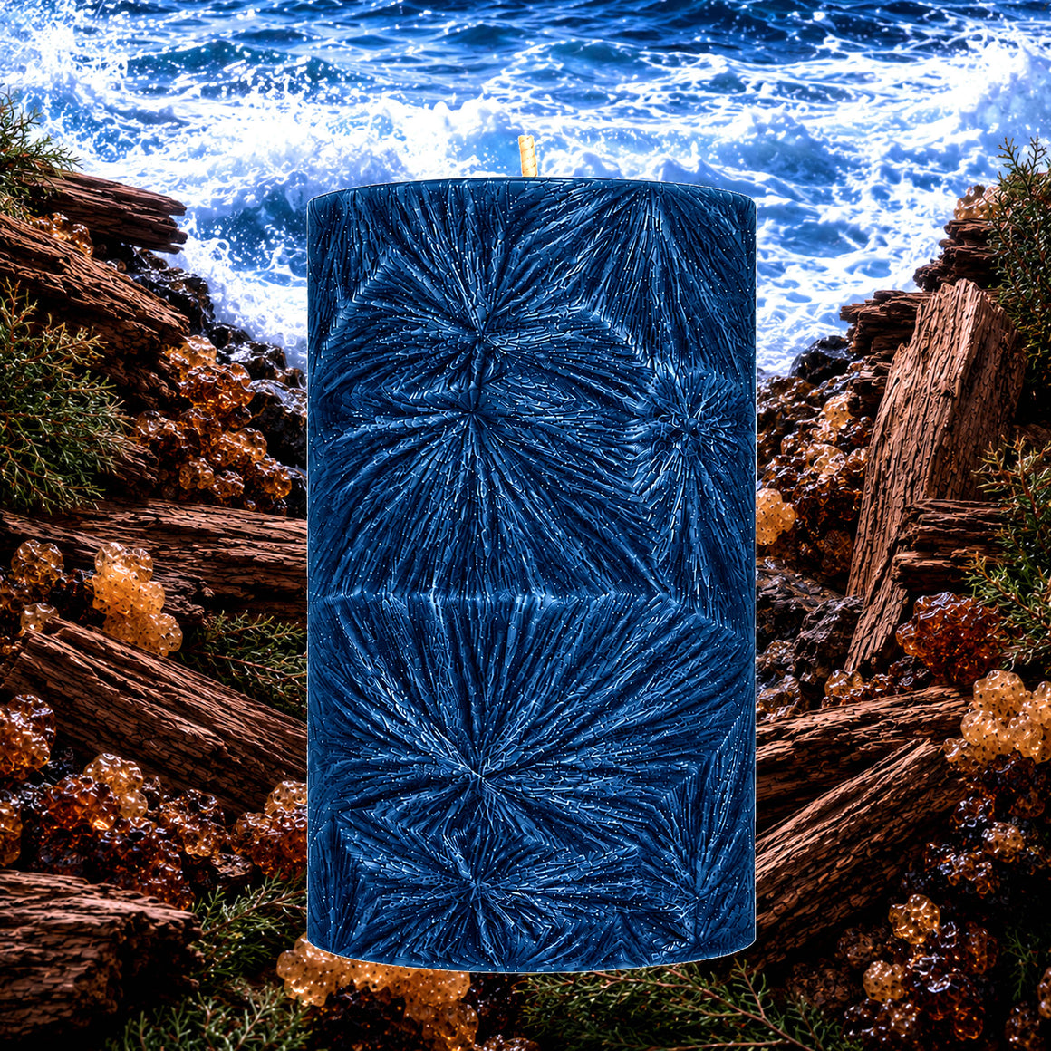 Old Spiced Passion Pillar Candle