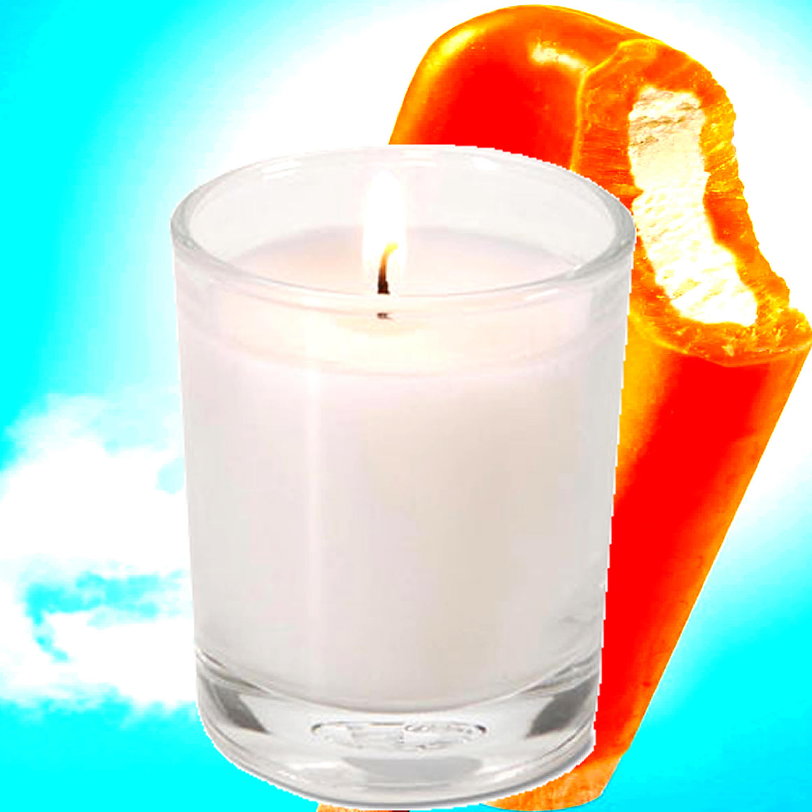 Orange Vanilla Eco Soy Votive Candles – Clean Burn, Plant-Based, Vegan & Pet Safe