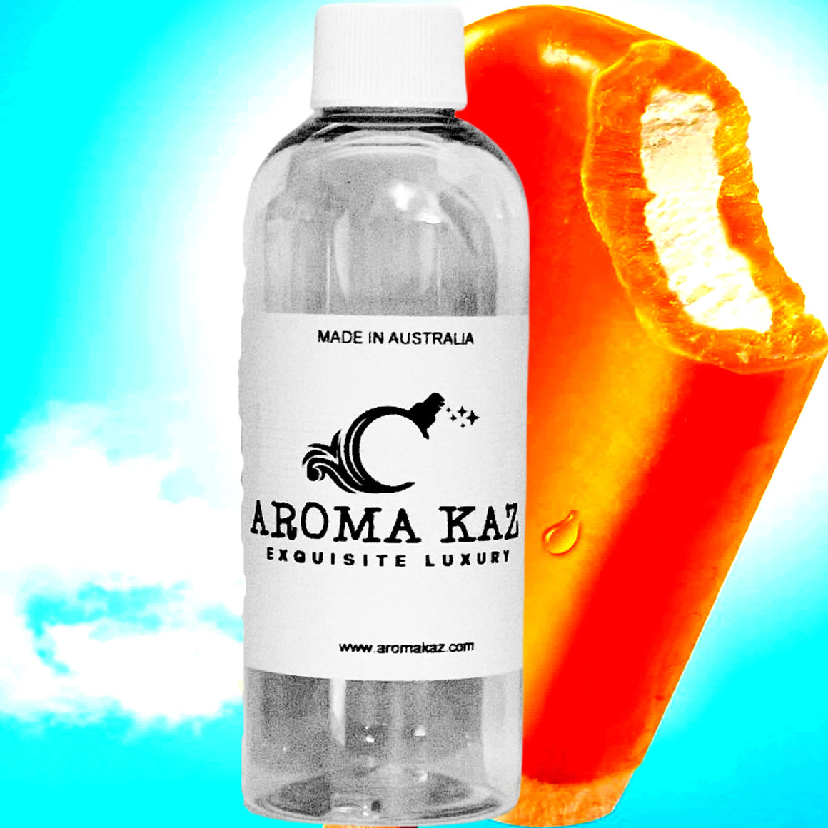 Orange Vanilla fragrance oil for candle making, soap making and perfume blending – vegan, cruelty-free featuring sweet orange citrus and creamy vanilla, handmade in Australia.