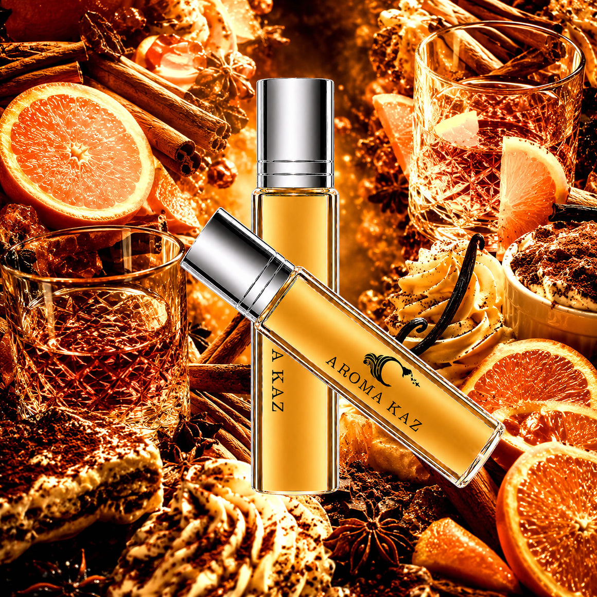 Orange Whisky & Cocoa Fragrance Oil Roll-On