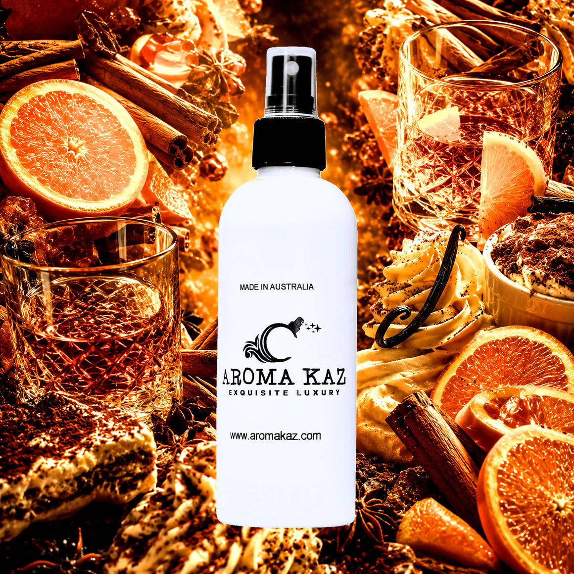 Orange Whisky & Cocoa Room & Linen Spray