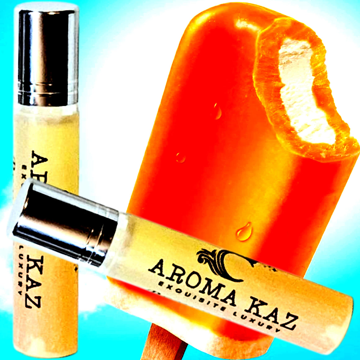 Orange Vanilla Roll-On Perfume Plant-Based Vegan Cruelty Free
