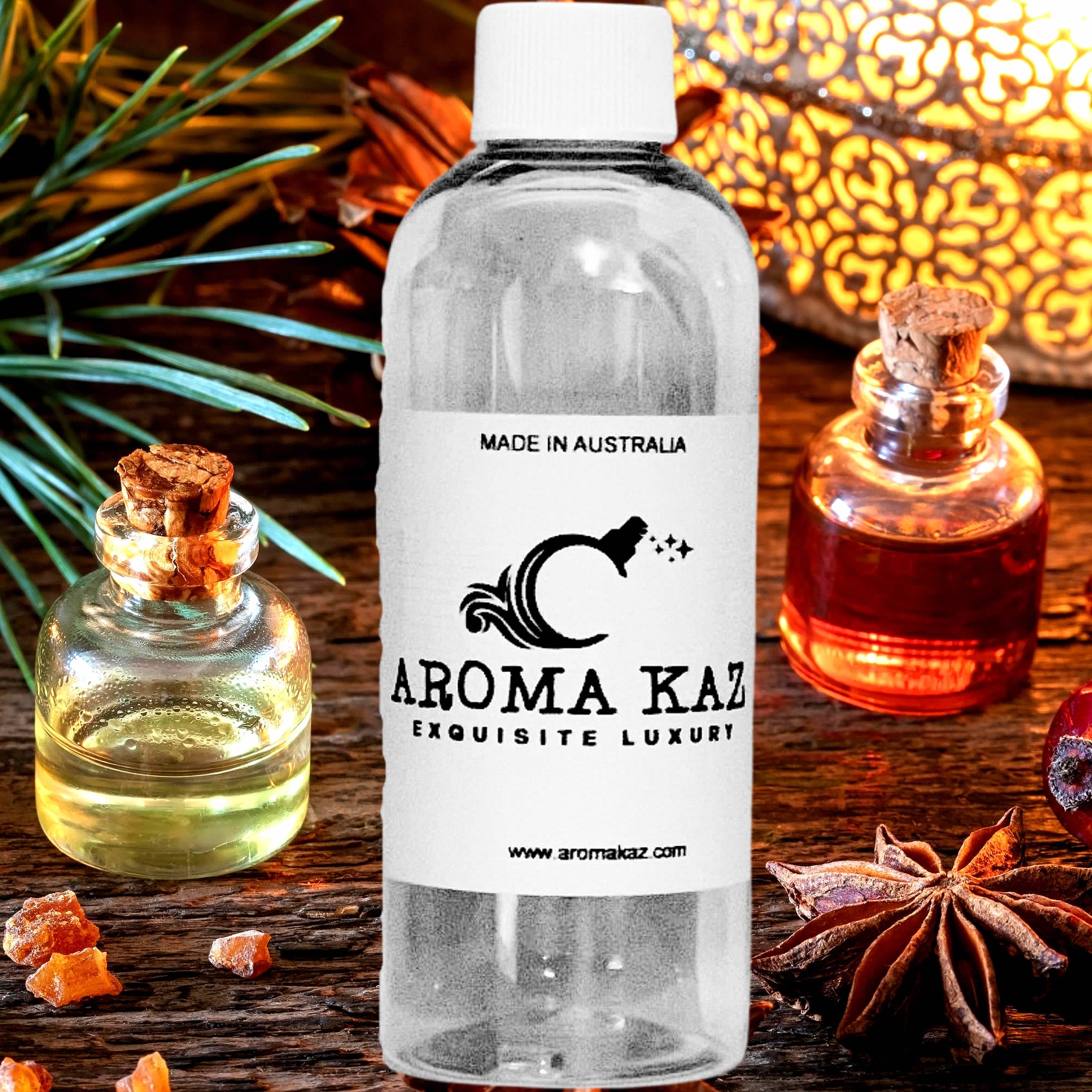 Oriental Myrrh & Musk fragrance oil for candle making, soap making and perfume blending – vegan, cruelty-free featuring deep resinous myrrh and sensual musk, handmade in Australia.